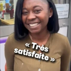Tissage ouvert réalisé chez For Eve Hair salon afro Paris 18 Château Rouge